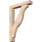 Ekena Millwork Funston Block Smooth Bracket w/ Offset Brace, Douglas Fir, 5 1/2"W x 30"D x 42"H BKT0604X30X42FST05SDF - alternate 1